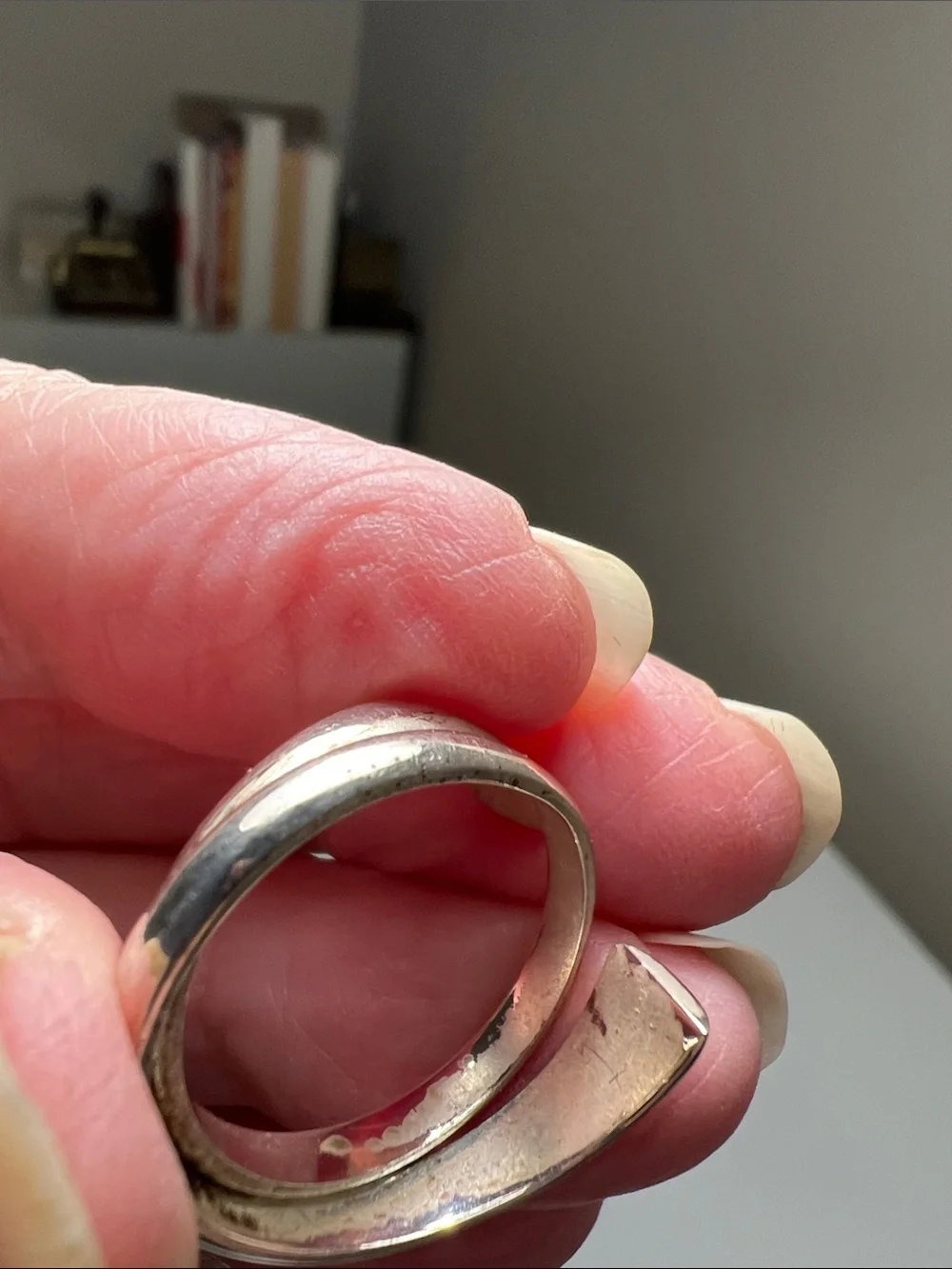 Modern Open-Ended Silver Wrap Ring - Polished 925 Sterling Silver- Heirloom
